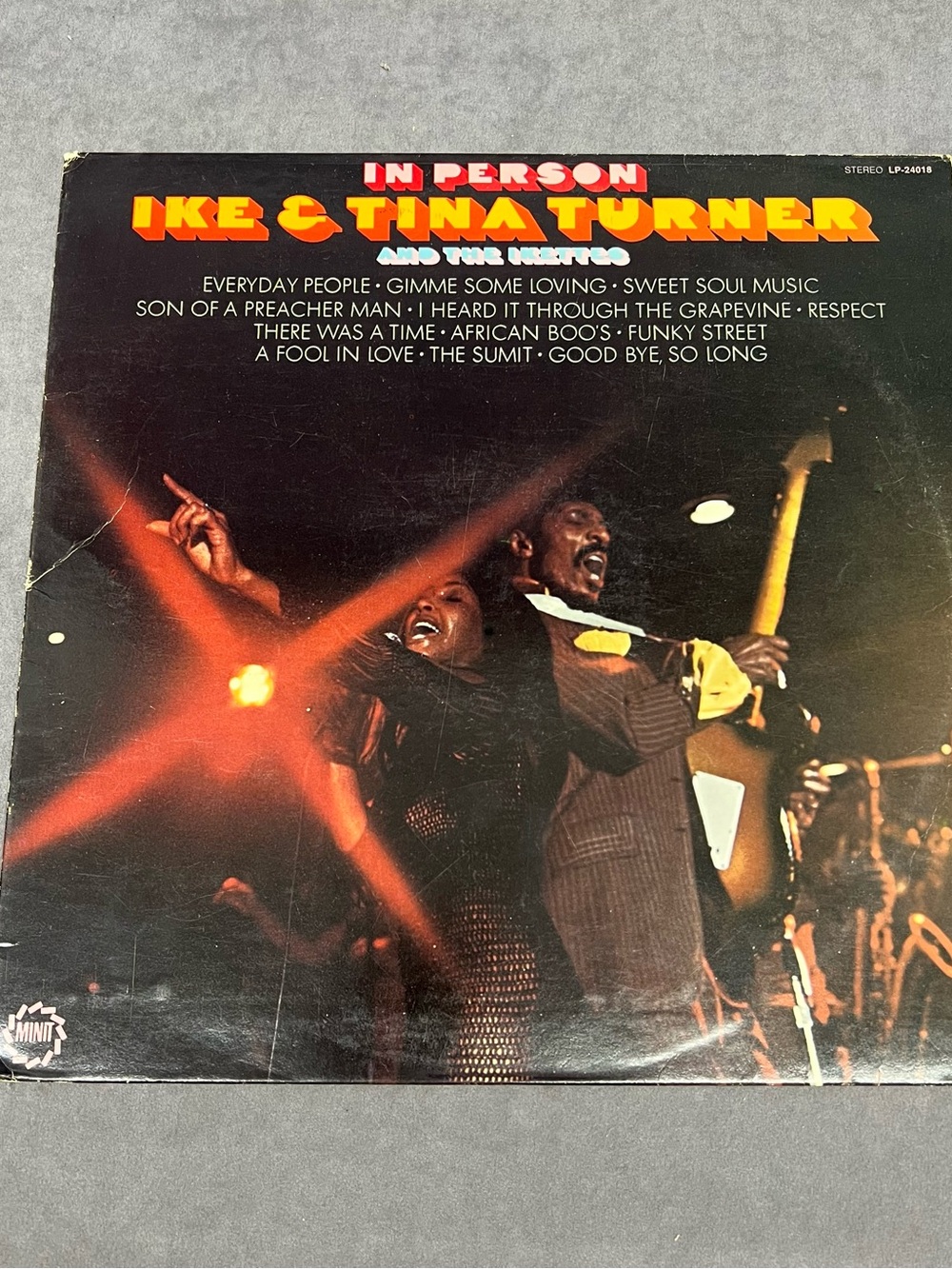 Ike & Tina Turner - In Person (Black/Orange Live Vinyl)